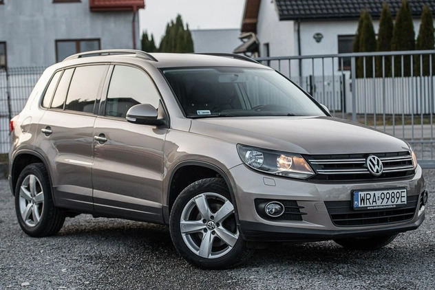 Volkswagen Tiguan cena 53700 przebieg: 299000, rok produkcji 2014 z Wojkowice małe 497